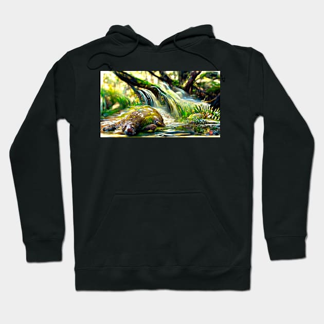 A gentle stream in the Aussie bush Hoodie by J7Simpson